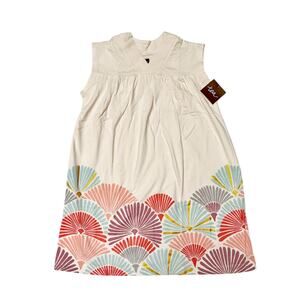 NWT Tea Collection Metallic Graphic Trapeze Dress Size 4